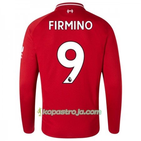 Billiga Fotbollströjor Liverpool Firmino 9 Hemma tröja 2018/19 Långärmad